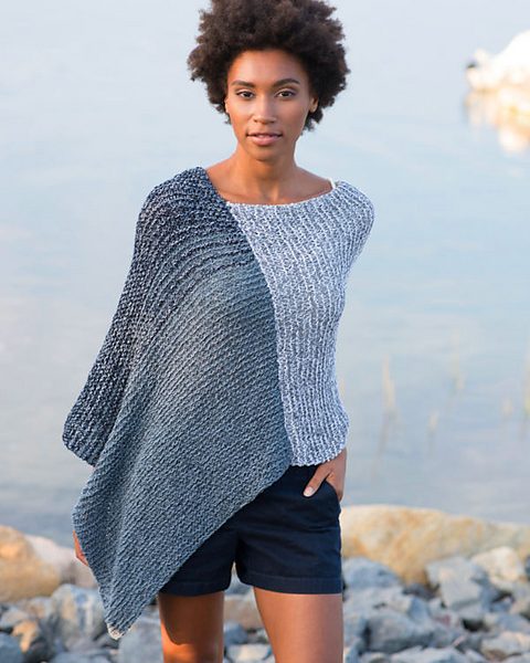 Free Knitting Pattern for a Poncho Archer