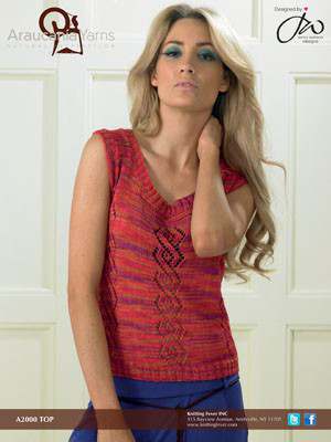 Free Knitting Pattern for a Quemchi Lace Top
