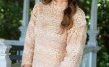 Free Knitting Pattern for a Relaxed Sweater