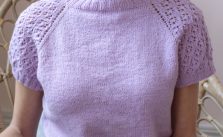 Free Knitting Pattern for a Short Sleeved Sweater