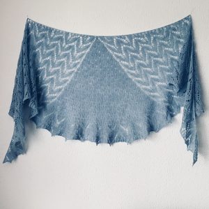 Free Knitting Pattern for a Sweet Lake Shawl