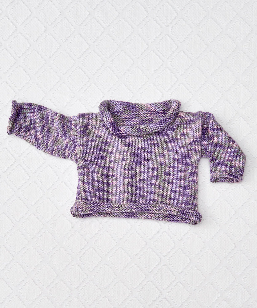 Free Knitting Pattern for a Sweet Little Baby Sweater