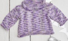 Free Knitting Pattern for a Sweet Little Baby Sweater