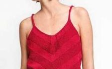 Free Knitting Pattern for a V Pattern Tank Top