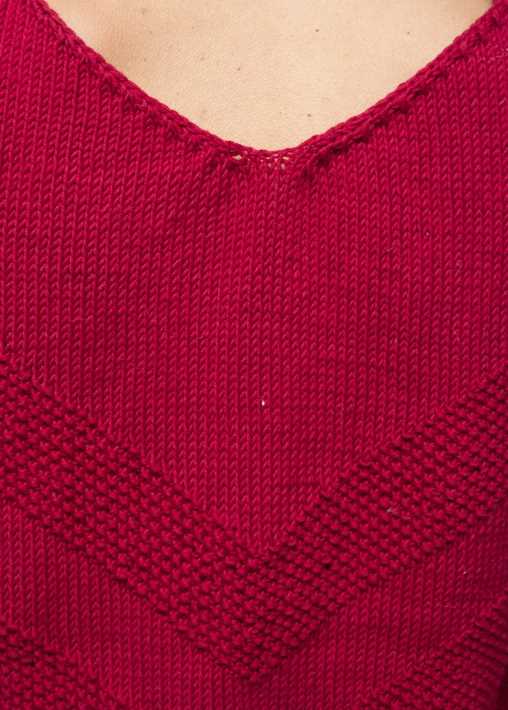 Free Knitting Pattern for a V Pattern Tank Top