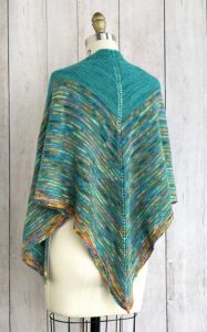 Free Knitting Pattern for an Allspice Shawl