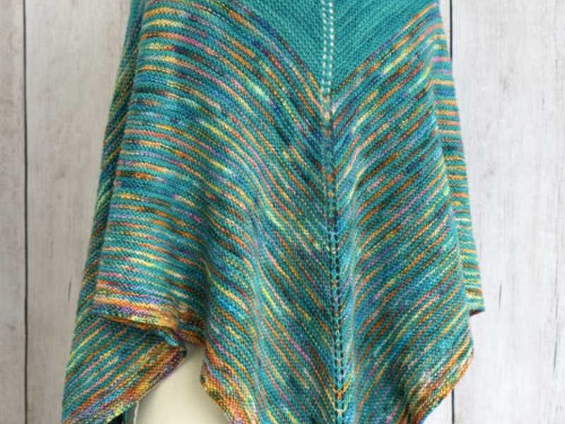 Free Knitting Pattern for an Allspice Shawl