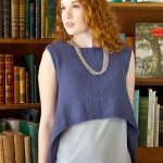 Free Knitting Pattern for an Easy High-Low Hemline Top