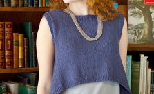 Free Knitting Pattern for an Easy High-Low Hemline Top
