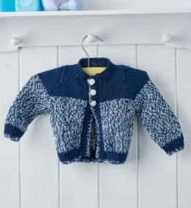 Easy Baby Cardigan Free Knitting Pattern