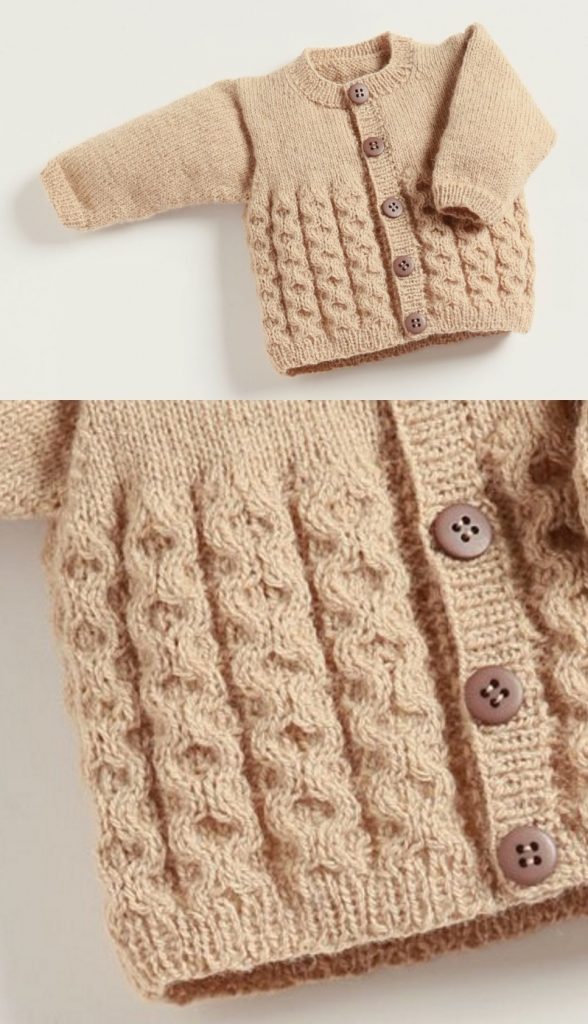 Free Knitting Pattern For Baby Cardigans