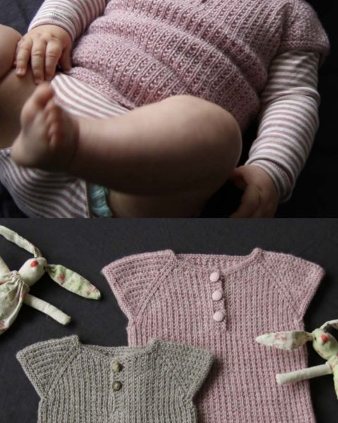 Free Knitting Pattern for Iben a Baby Vest
