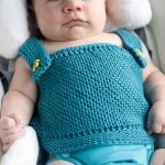Free Knitting Pattern for Landon Baby Vest