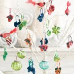 Free Knitting Pattern for Mitten Ornaments for Christmas