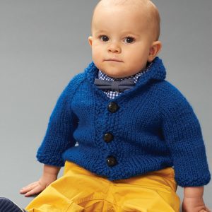 Free Knitting Pattern for Patons Little Gentleman Jacket