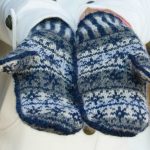 Free Knitting Pattern for White Witch Fair Isle Mitts