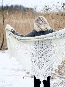 Free Knitting Pattern for a Beautiful Lace Shawl
