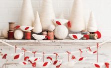 Free Knitting Pattern for a Bird Garland