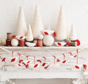 Free Knitting Pattern for a Bird Garland