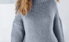 Free Knitting Pattern for a Bulky Yarn Sweater