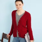 Free Knitting Pattern for a Chillin' Out Knit Cardigan