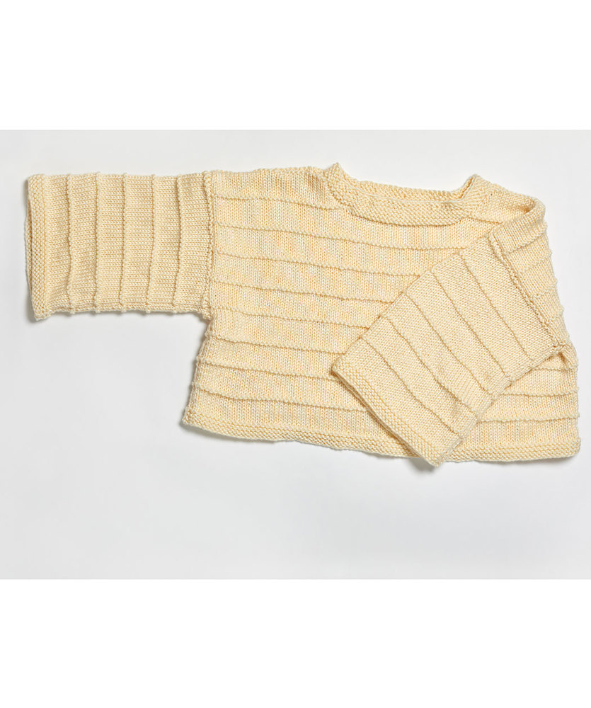 Free Knitting Pattern for a Cozy Big Bell Sweater