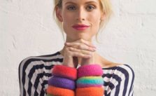 Free Knitting Pattern for a Felted Bangle