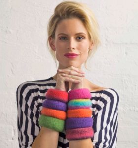 Free Knitting Pattern for a Felted Bangle
