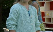 Free Knitting Pattern for a Girls’ Cardigan