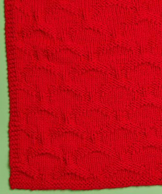 Free Knitting Pattern for a Have a Cool Yule Knit Throw - Knitting Bee