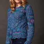 Free Knitting Pattern for a Lace Sweater