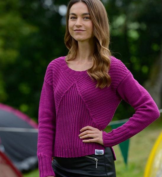 Free Knitting Pattern for a Mount Angelika Sweater