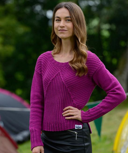 Free Knitting Pattern for a Mount Angelika Sweater