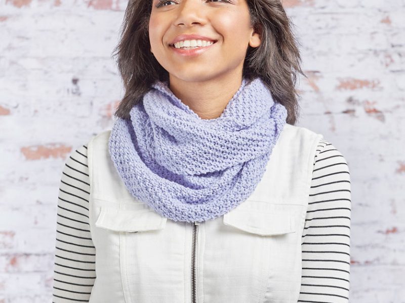 Free Knitting Pattern for a Perfection Knit Cowl