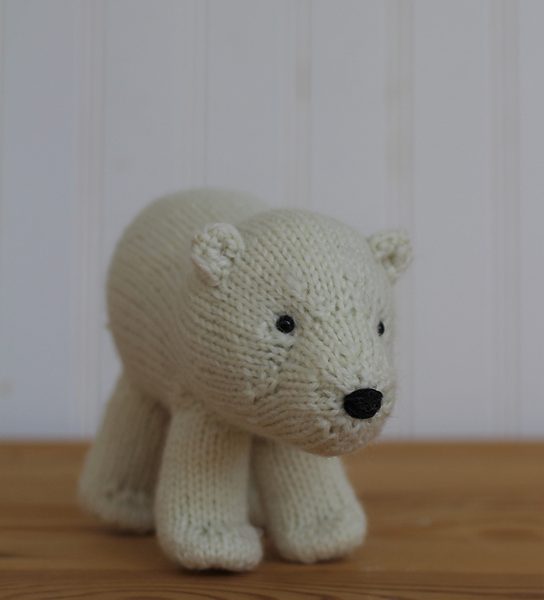 Free Knitting Pattern for a Polar Bear