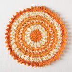 Free Knitting Pattern for a Round Fair Isle Washcloth