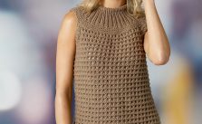 Free Knitting Pattern for a Simple Sleeveless Top