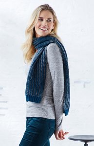 Free Knitting Pattern for a Slip Stitch Scarf