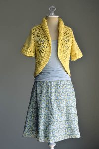 Free Knitting Pattern for a Sunshine Shrug