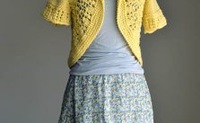Free Knitting Pattern for a Sunshine Shrug