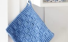 Free Knitting Pattern for a Textured Potholder