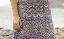 Free Knitting Pattern for a Wave Skirt