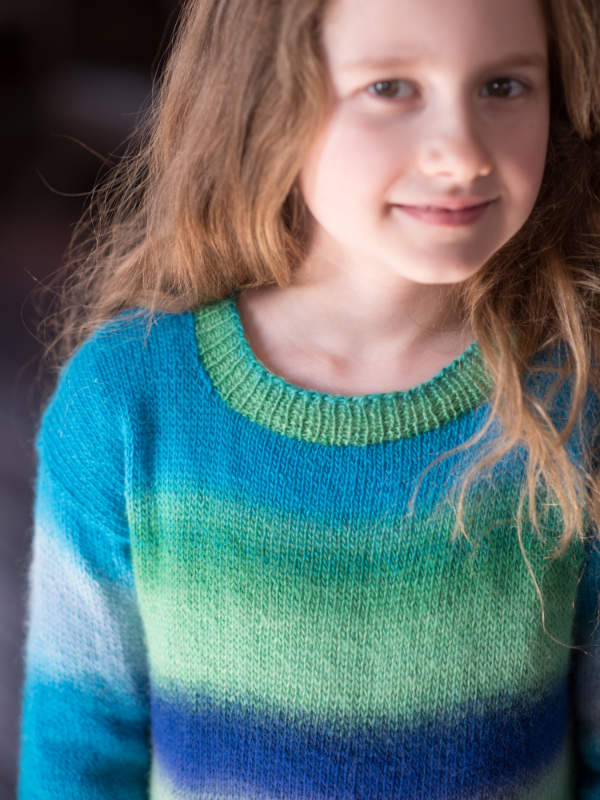 Free Knitting Pattern for an Easy Child's Sweater