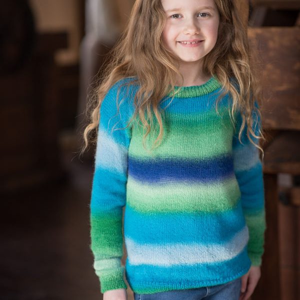 Free Knitting Pattern for an Easy Child’s Sweater