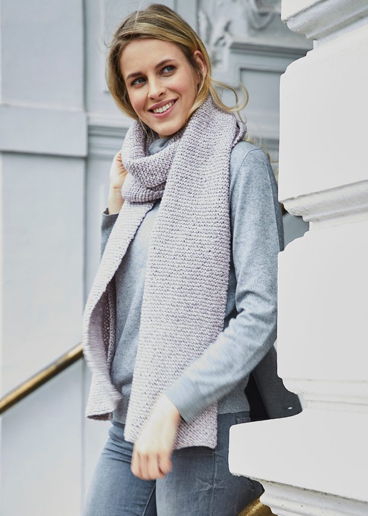 Free Knitting Pattern for an Easy Garter Stitch Scarf