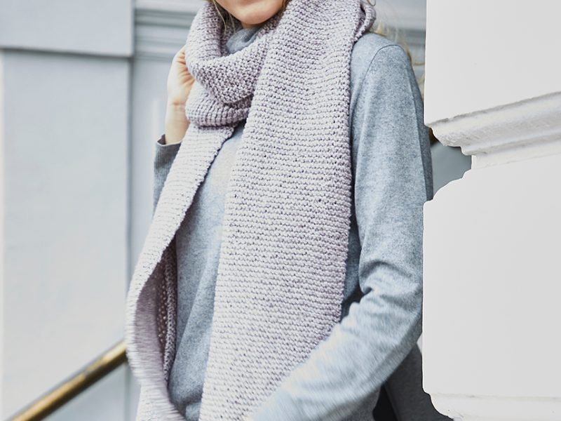 Free Knitting Pattern for an Easy Scarf