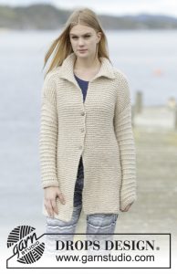Free Knitting Pattern for an Easy Lazy Days Jacket