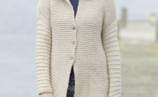 Free Knitting Pattern for an Easy Lazy Days Jacket