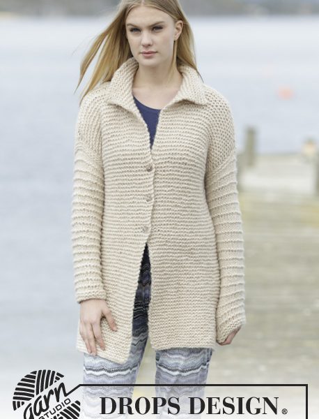 Free Knitting Pattern for an Easy Lazy Days Jacket