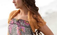 Free Knitting Pattern for an Easy Shrug Riptide